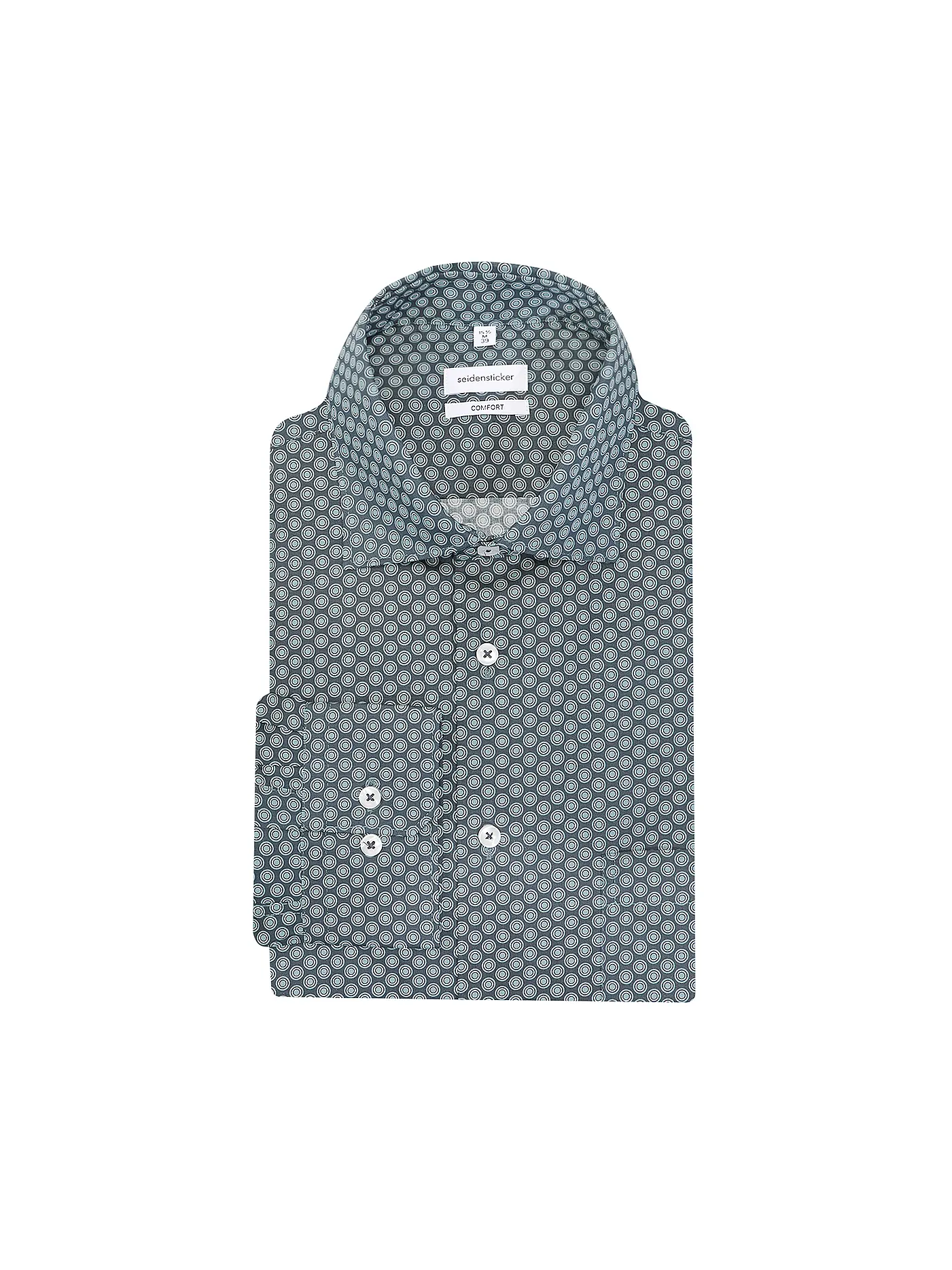 SEIDENSTICKER | Hemd Regular Fit | dunkelgrün